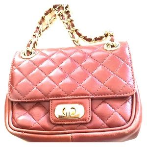 A&C Bellido Small Brown Shoulder Crossbody Handbag